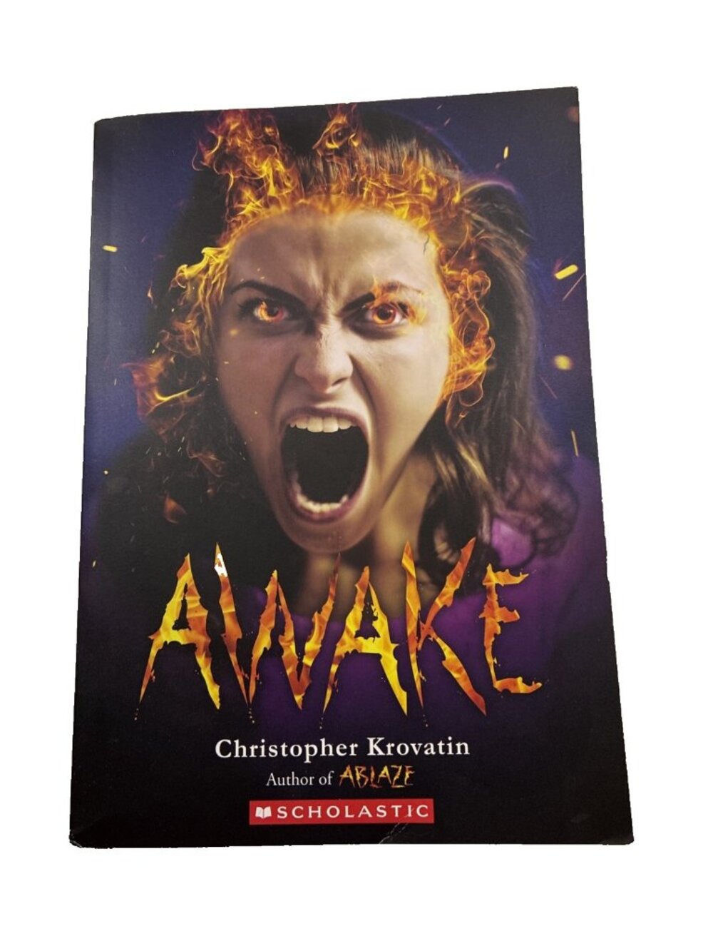 Awake Christopher Krovatin Scholastic Middle Grade Horror Thriller Book